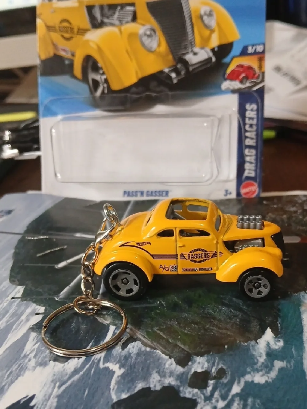 Hot Wheels collectible keychain